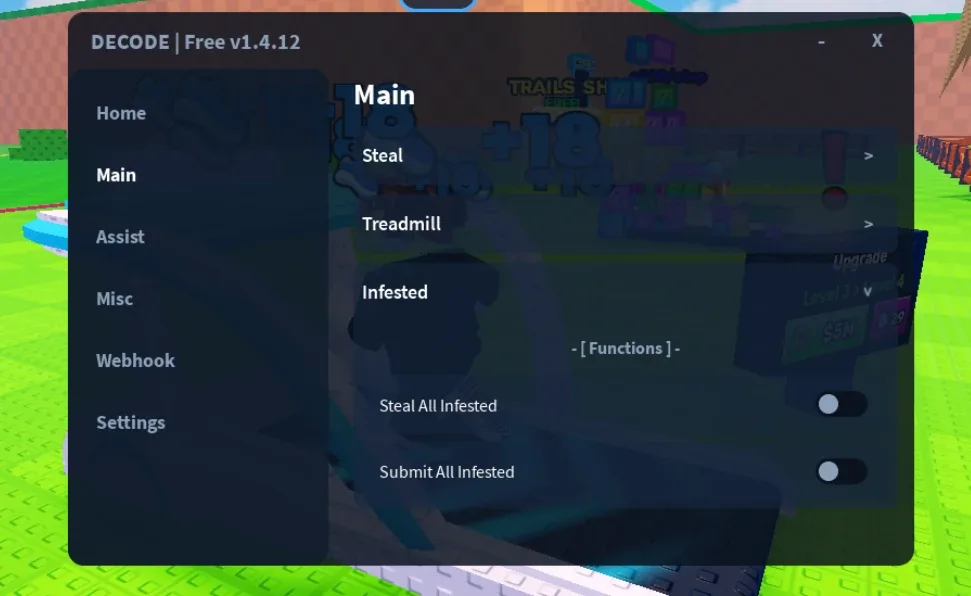 Steal an Egg Script Decode: Auto Steal, Infested Farm